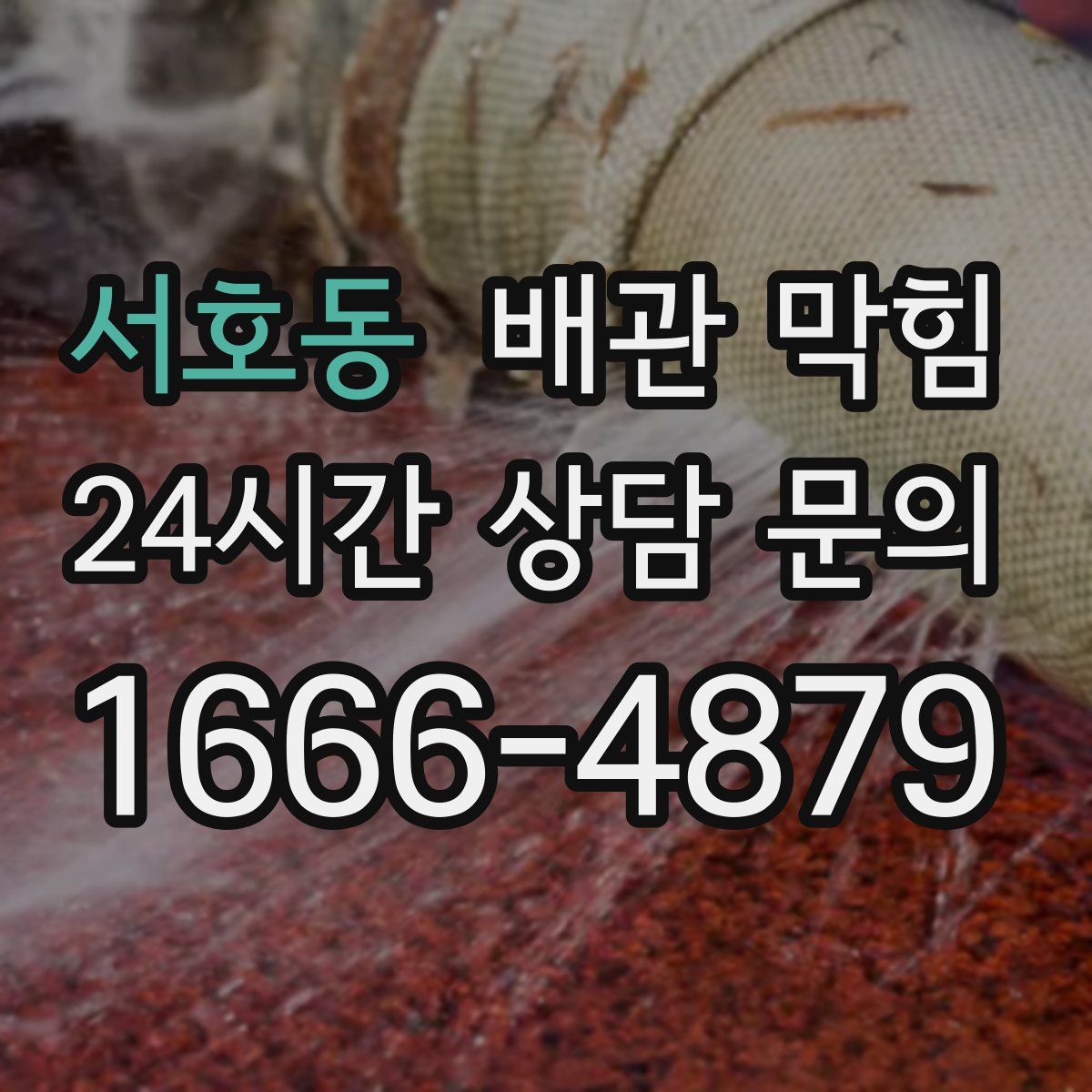 서호동 배관 막힘