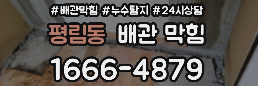 평림동 배관 막힘