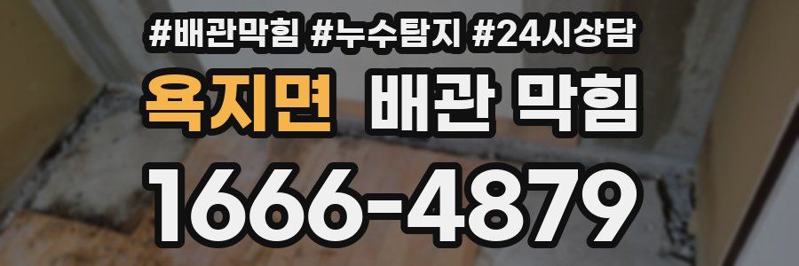 욕지면 배관 막힘