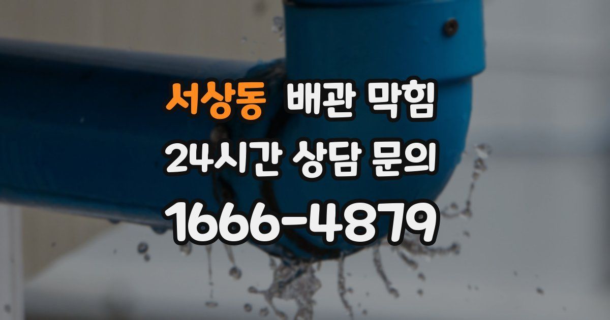 서상동 배관 막힘