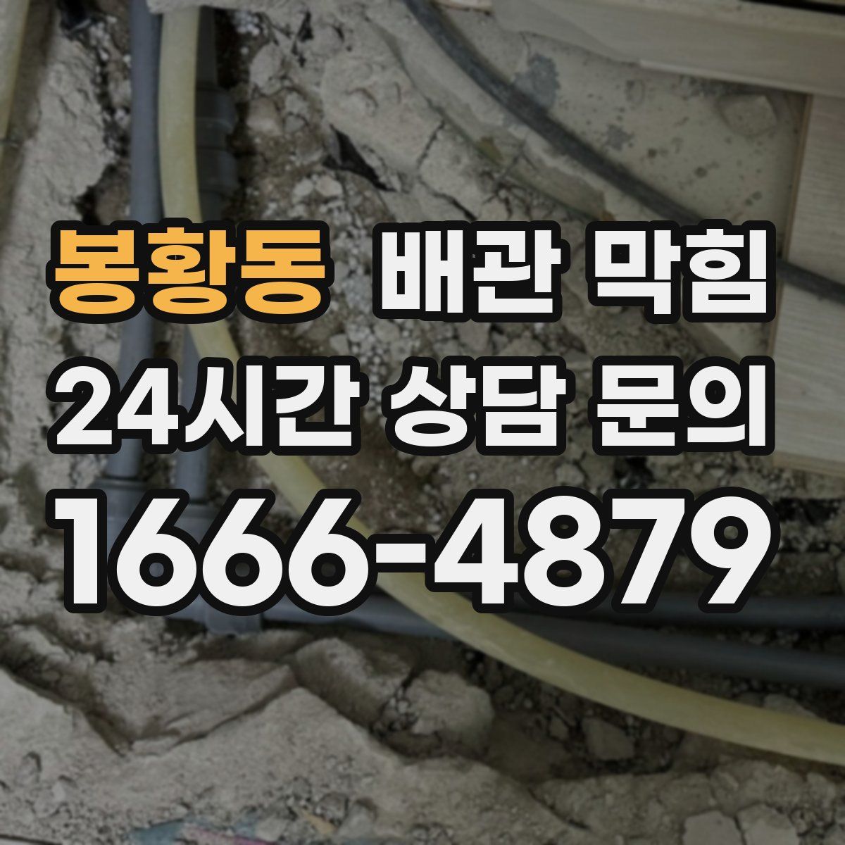봉황동 배관 막힘