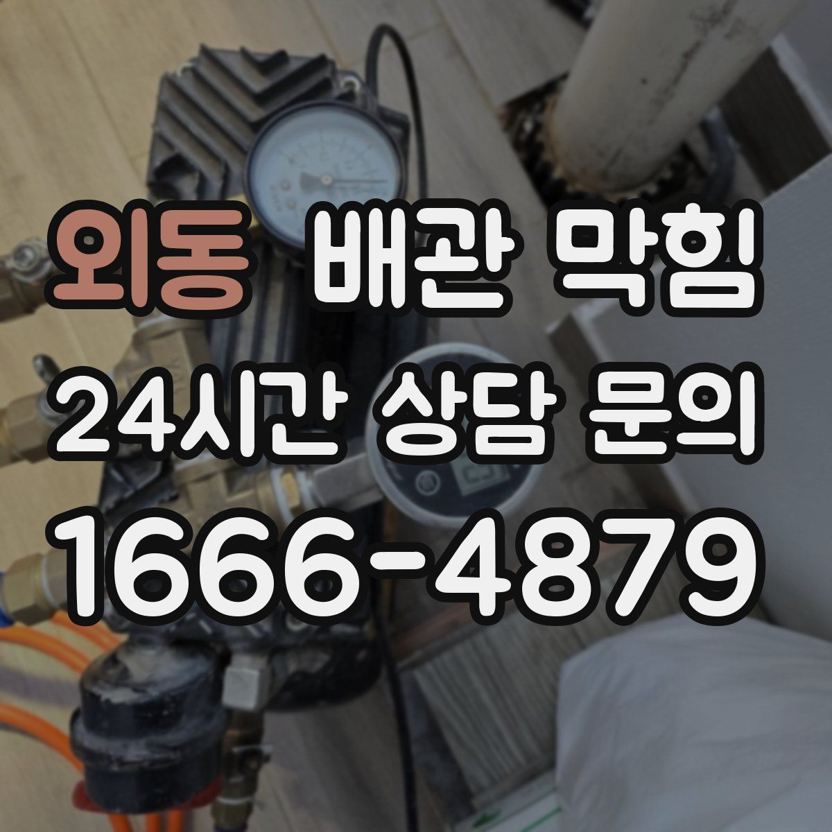 외동 배관 막힘