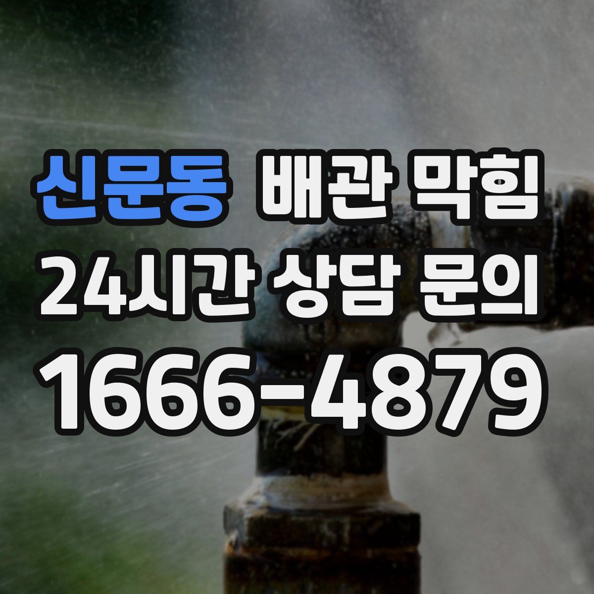 신문동 배관 막힘