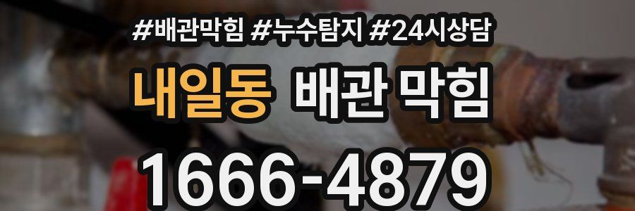 내일동 배관 막힘