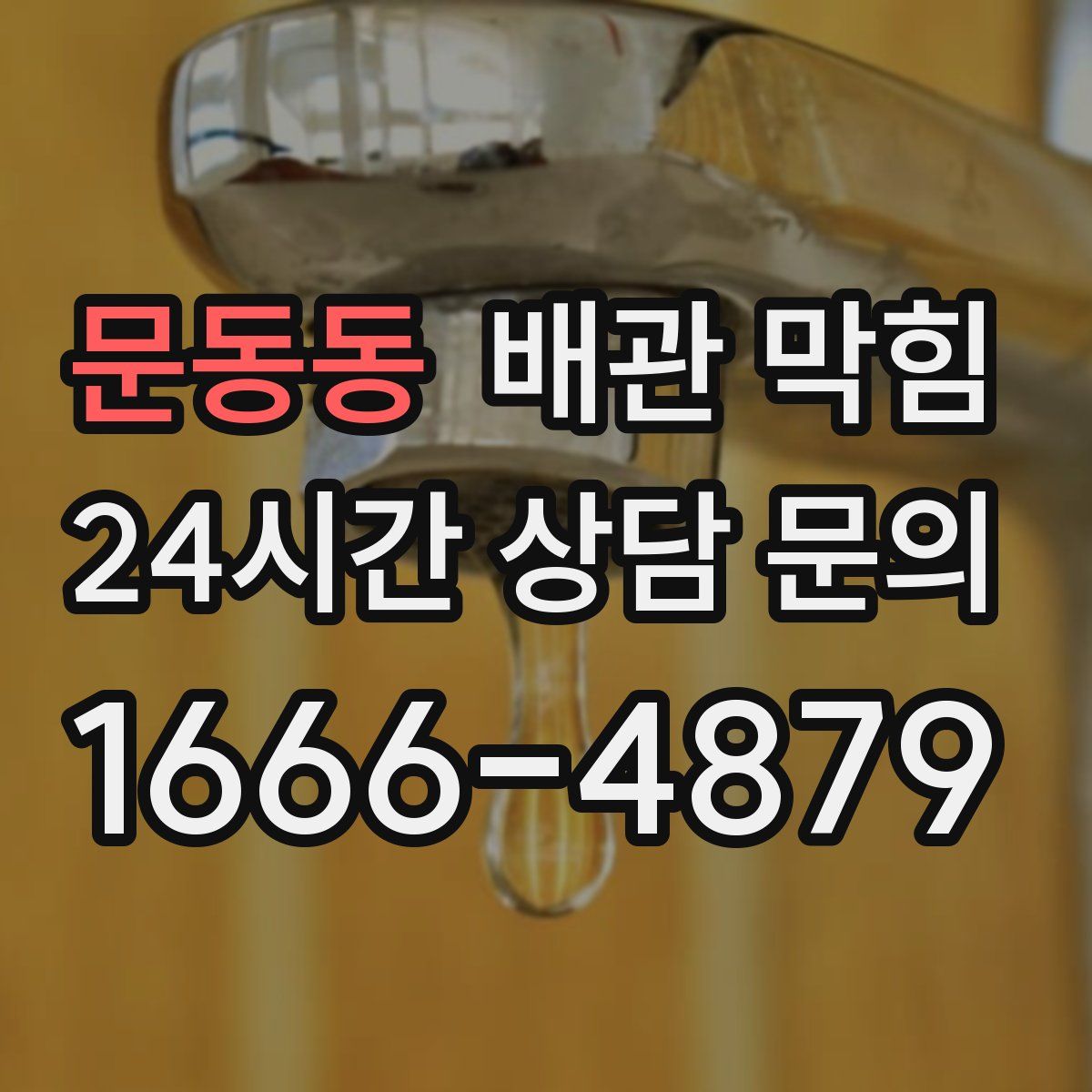 문동동 배관 막힘