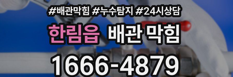 한림읍 배관 막힘