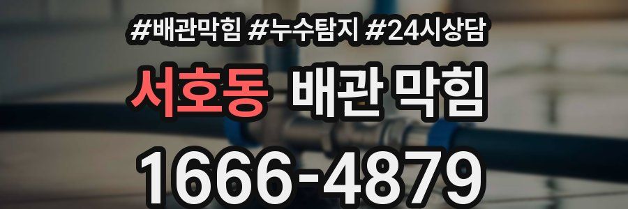 서호동 배관 막힘