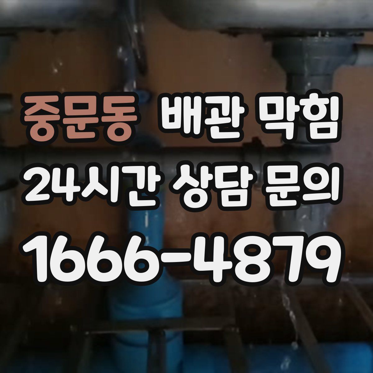 중문동 배관 막힘