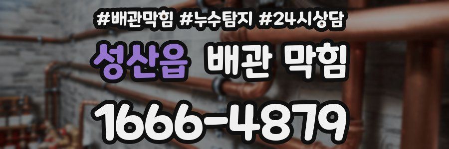 성산읍 배관 막힘