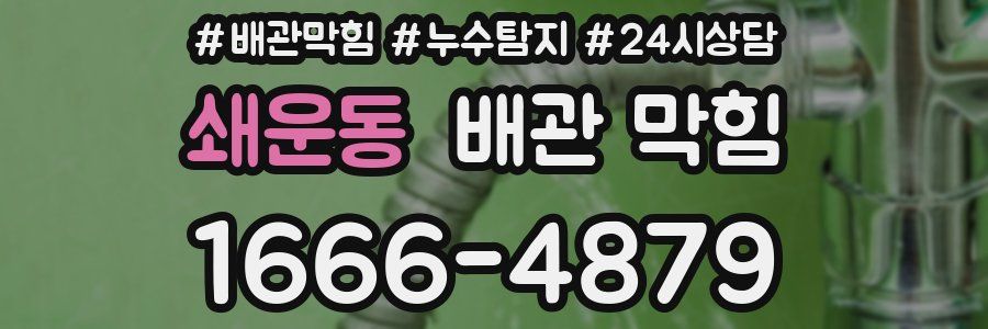 쇄운동 배관 막힘