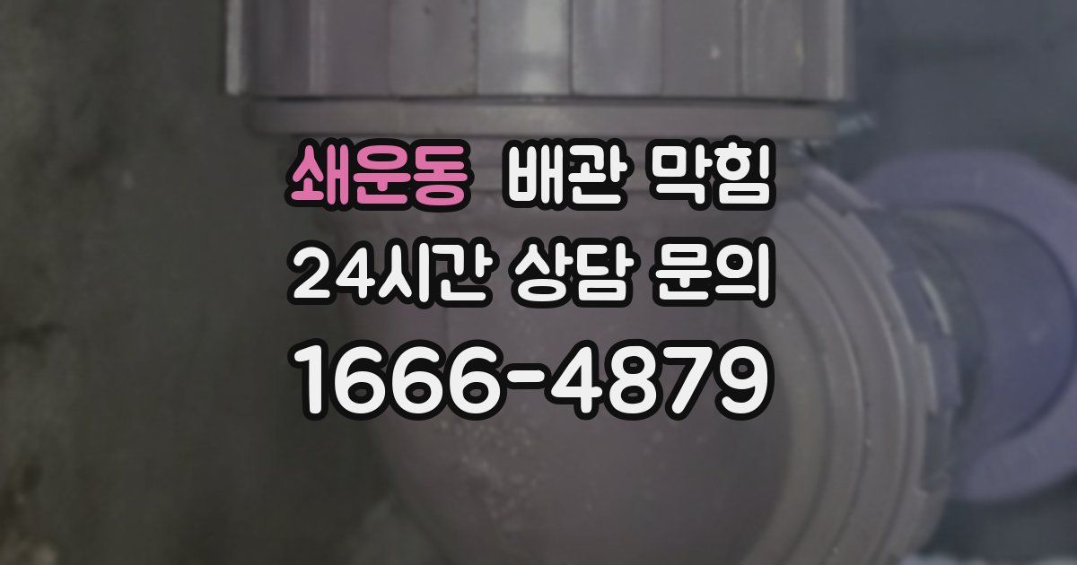 쇄운동 배관 막힘