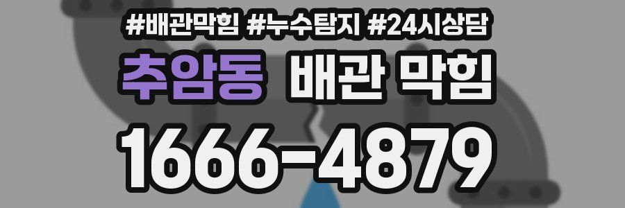 추암동 배관 막힘