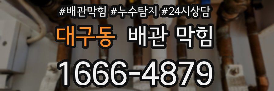 대구동 배관 막힘
