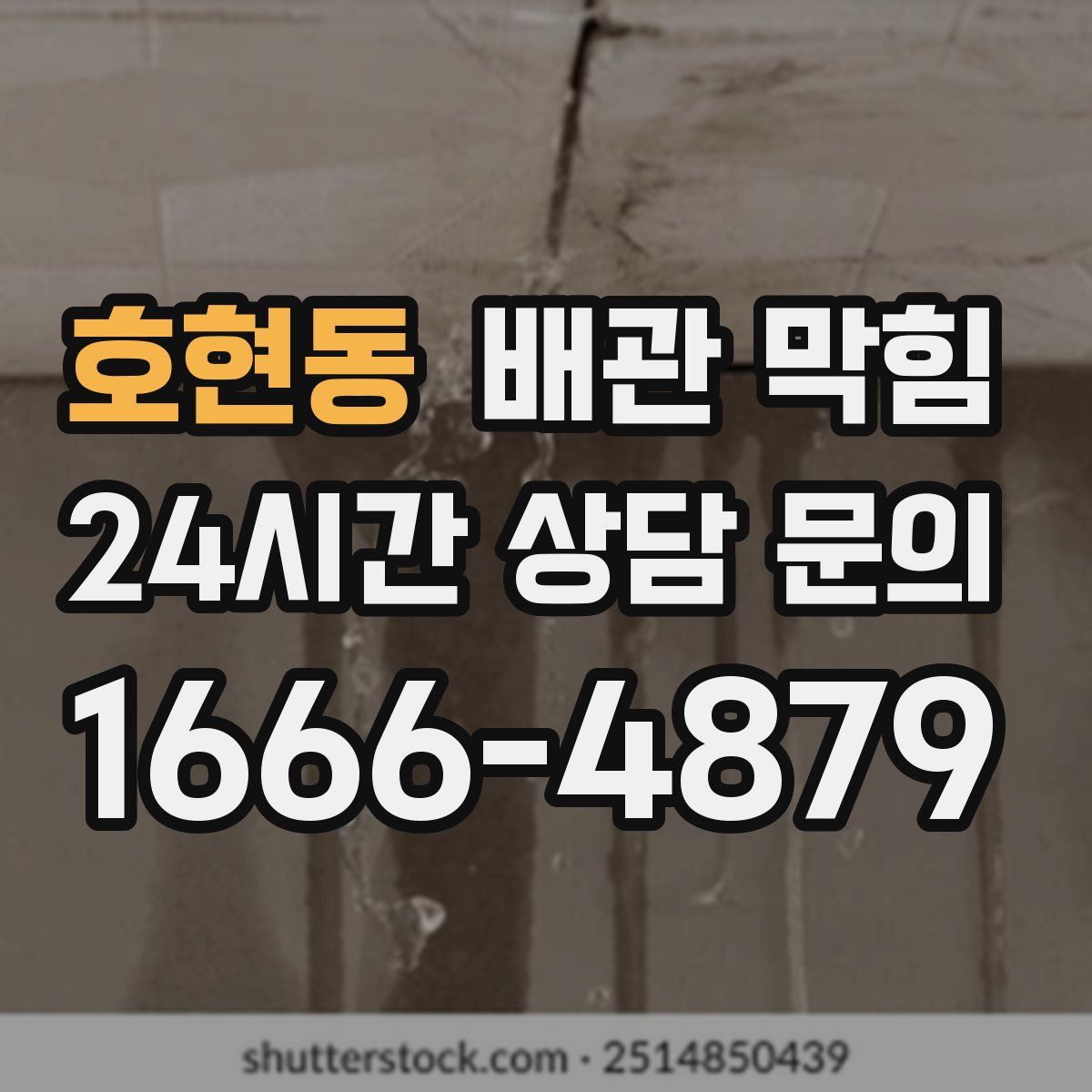 호현동 배관 막힘