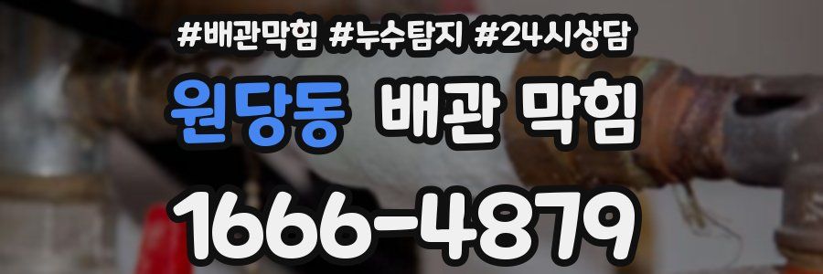 원당동 배관 막힘
