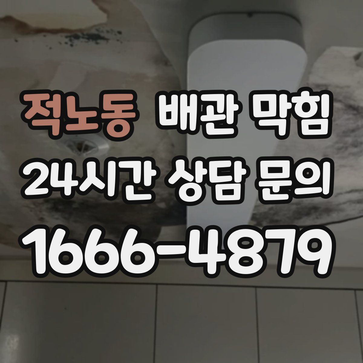 적노동 배관 막힘