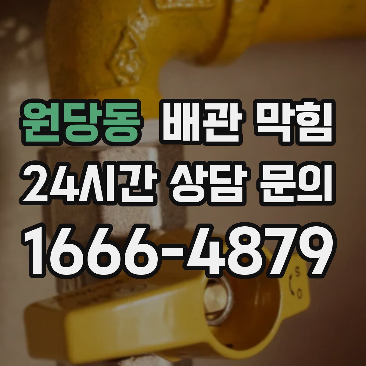 원당동 배관 막힘