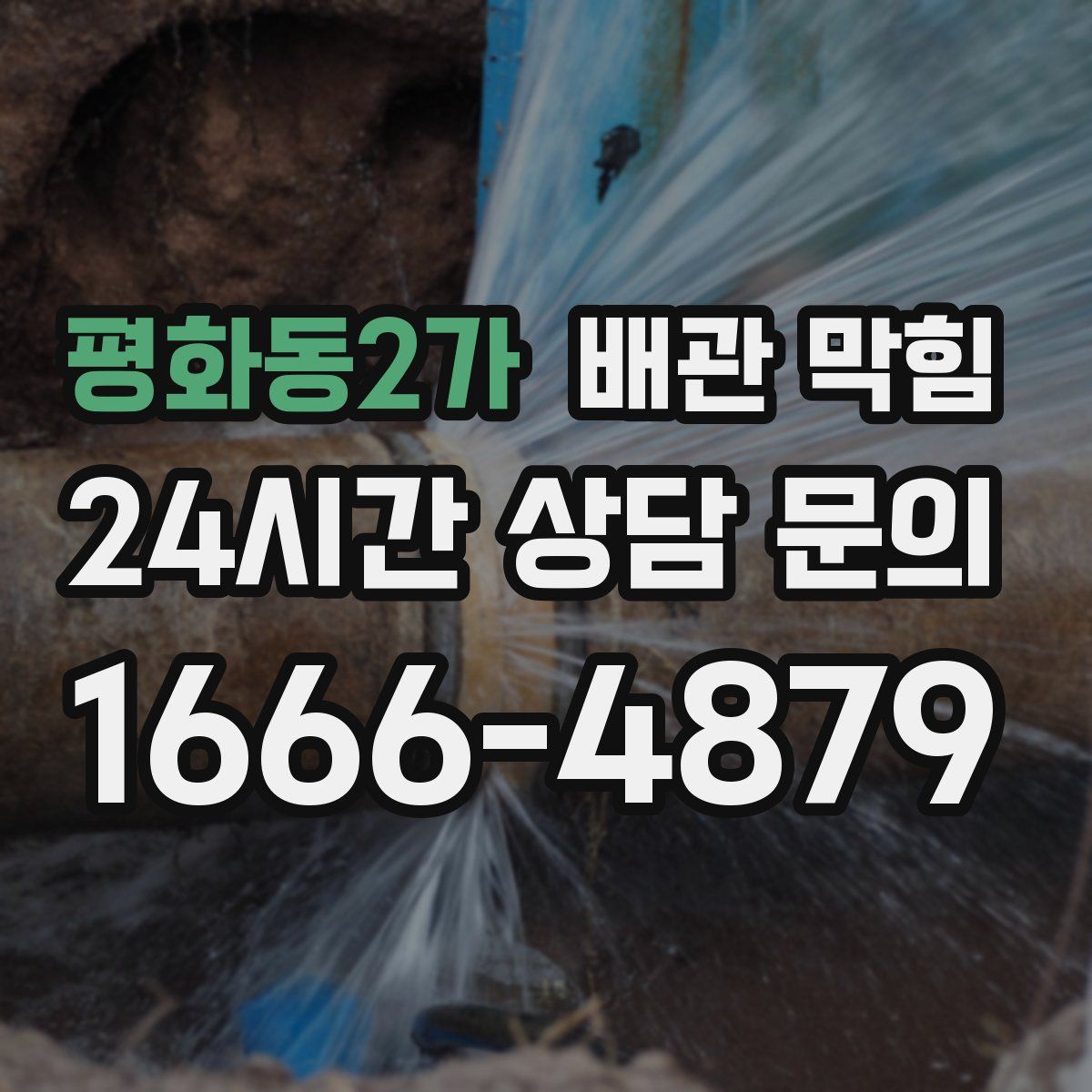 평화동2가 배관 막힘