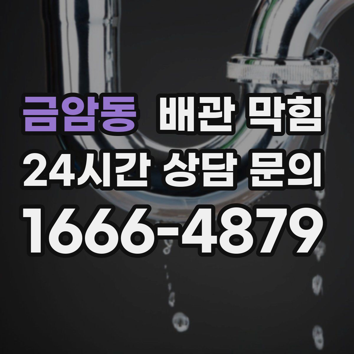 금암동 배관 막힘