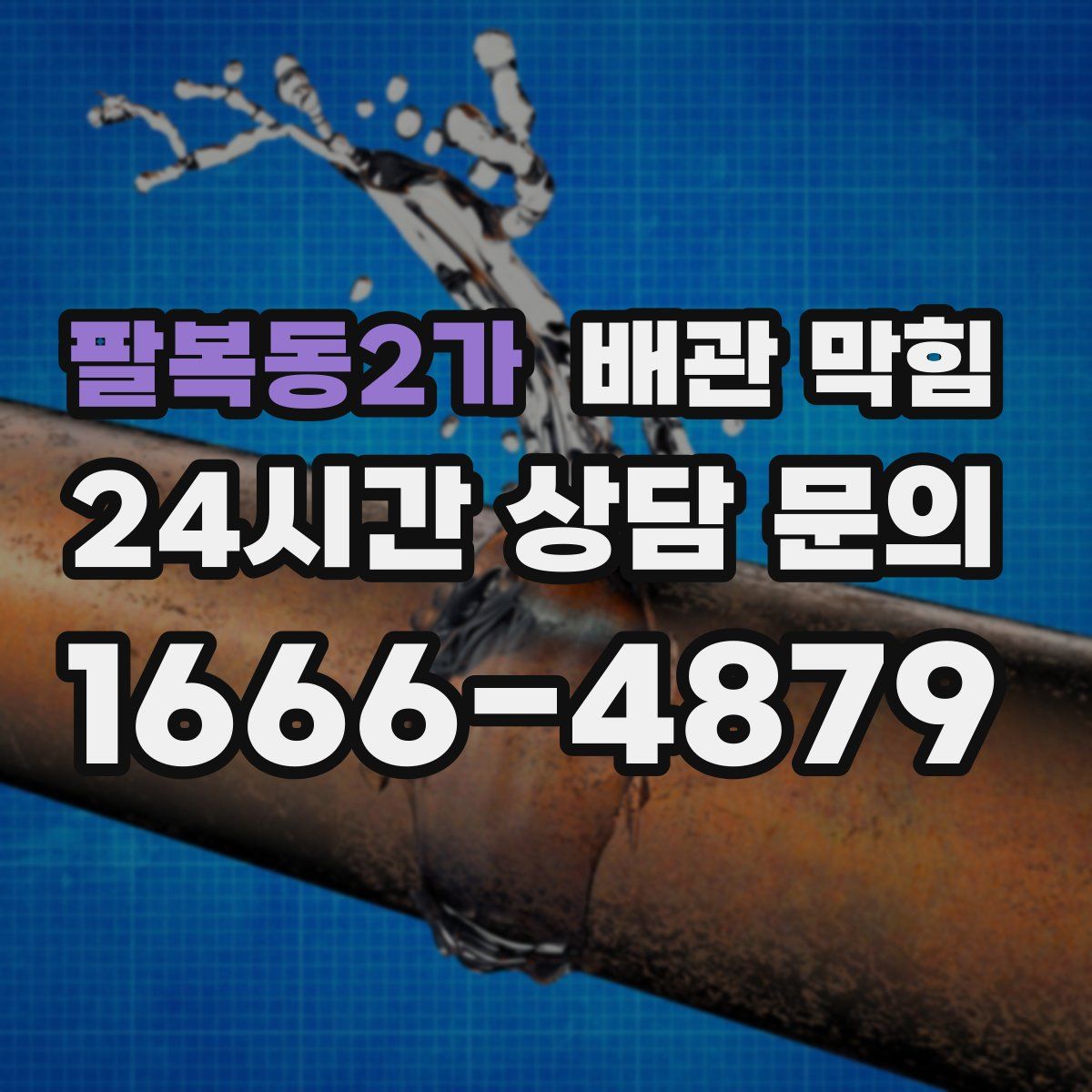 팔복동2가 배관 막힘