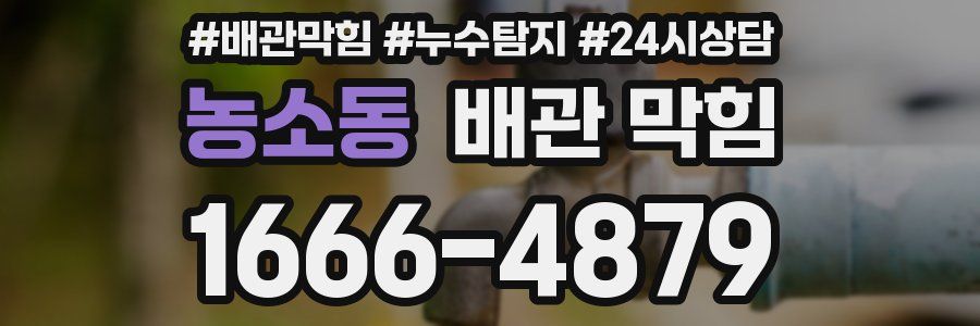 농소동 배관 막힘