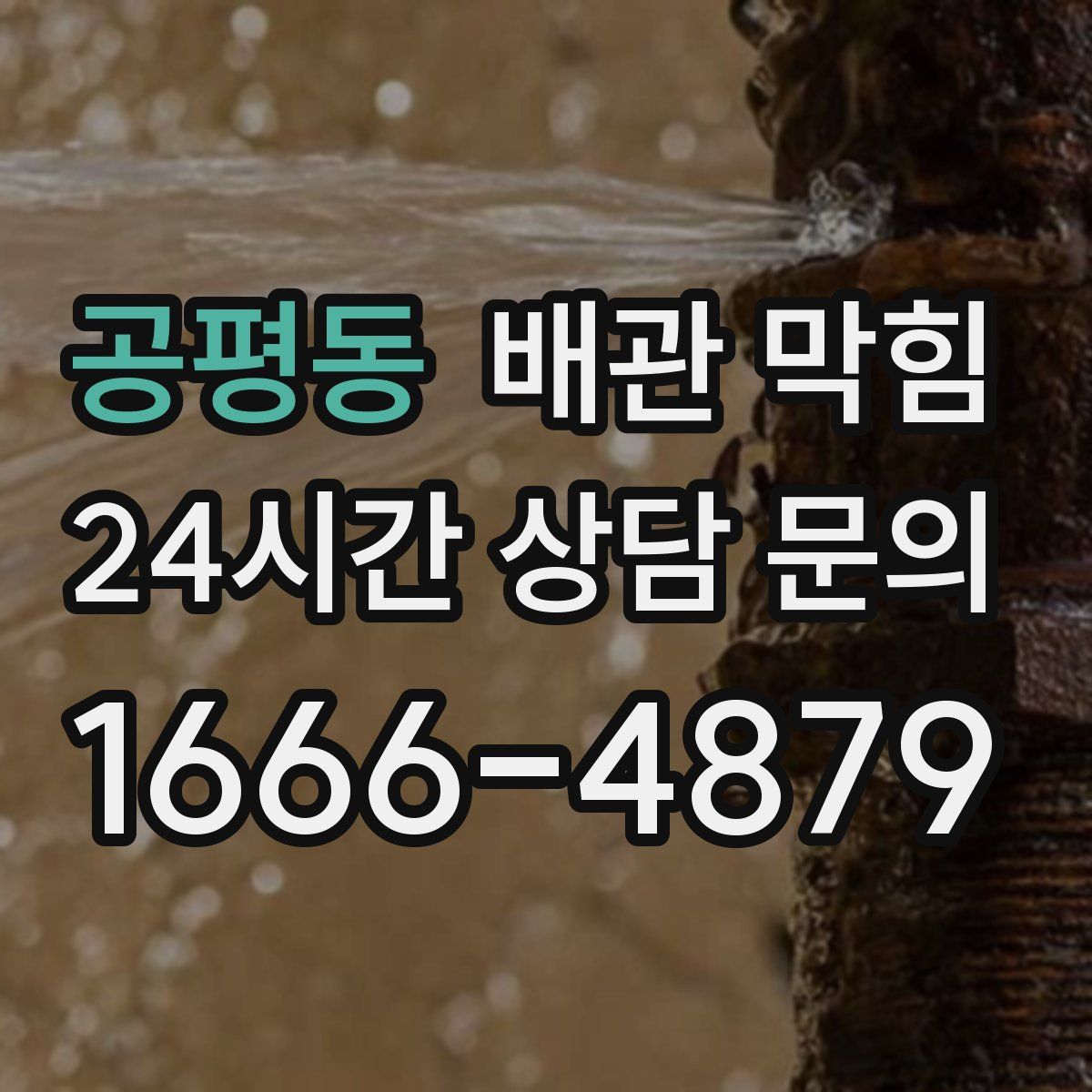 공평동 배관 막힘