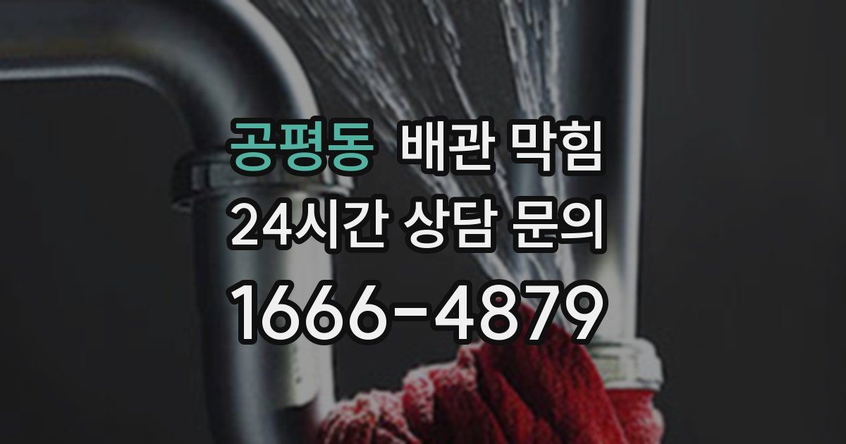 공평동 배관 막힘