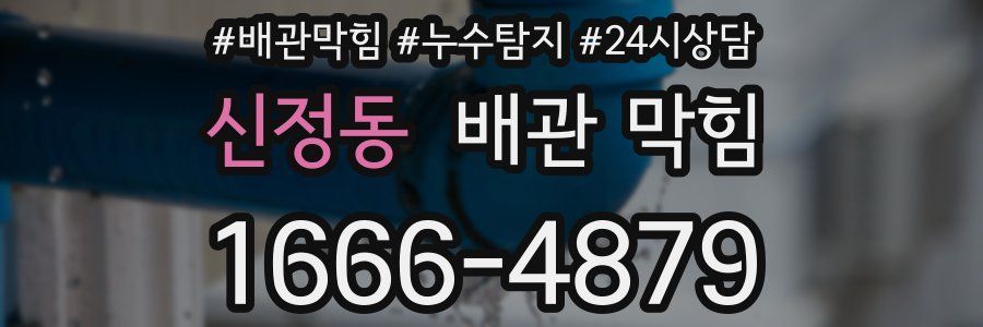 신정동 배관 막힘