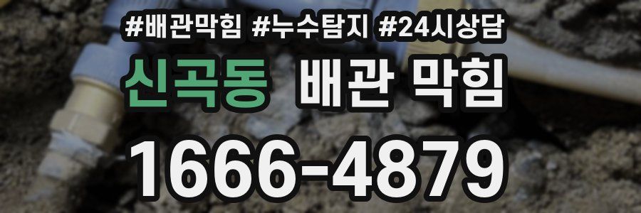 신곡동 배관 막힘