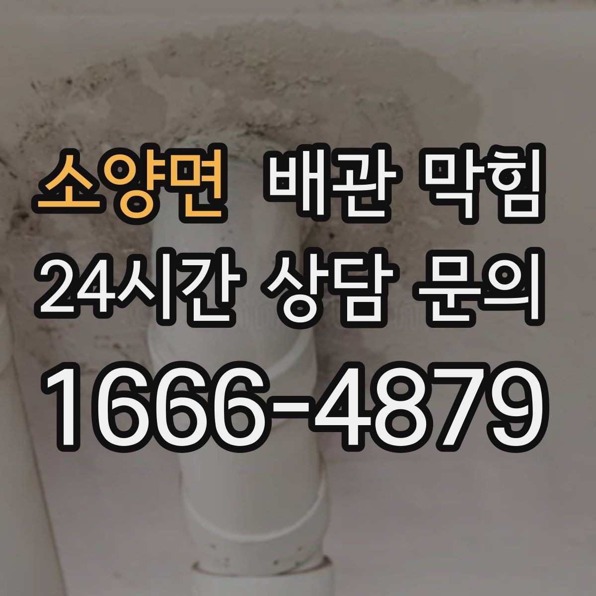 소양면 배관 막힘 배수관 연결부에서 물이 맺히면 체크 포인트