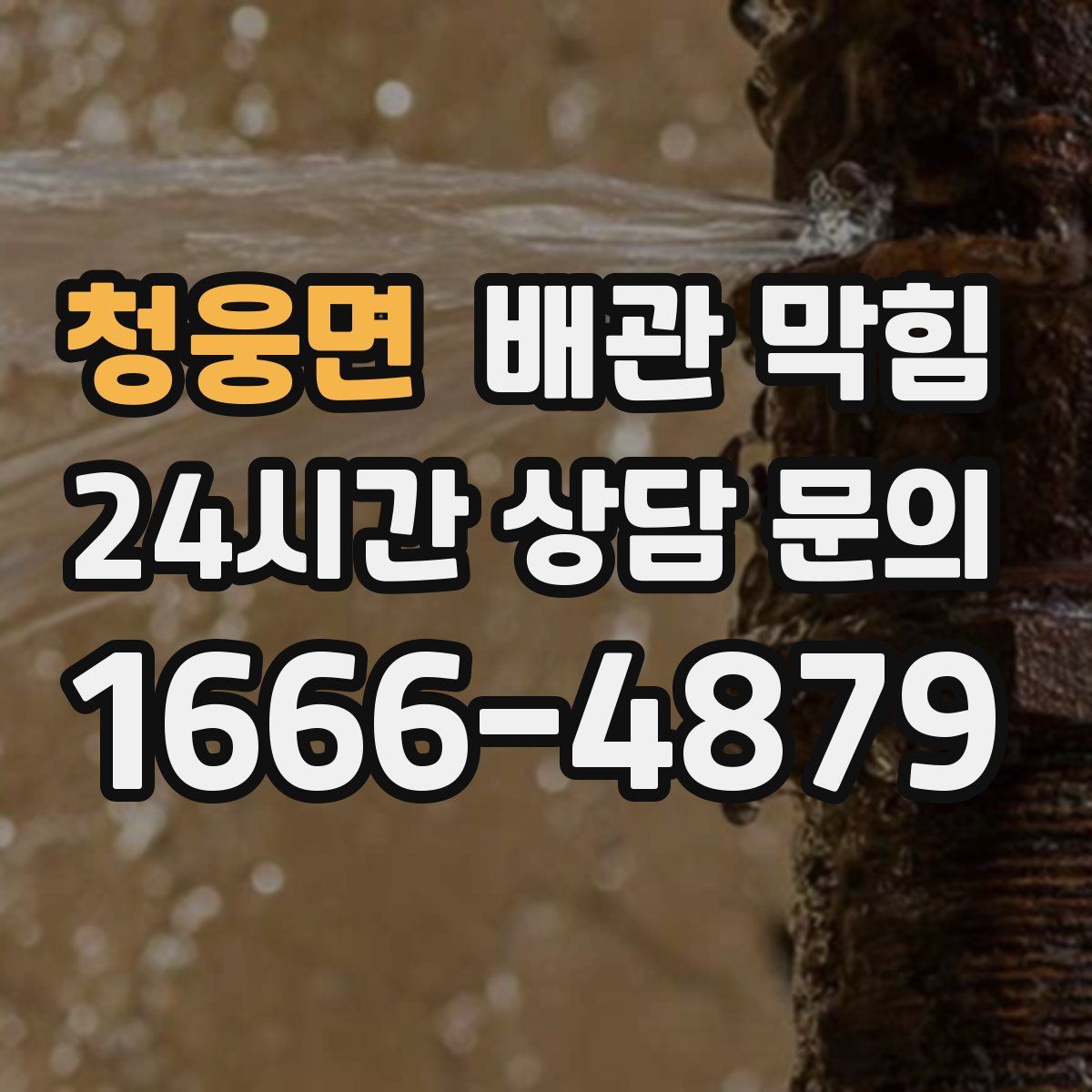 청웅면 배관 막힘