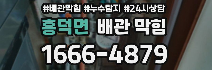흥덕면 배관 막힘