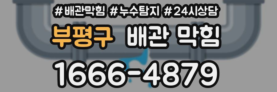 부평구 배관 막힘