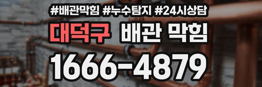 대덕구 배관 막힘