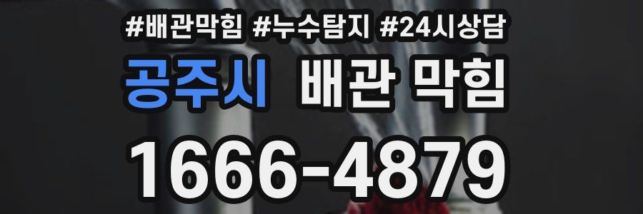 공주시 배관 막힘