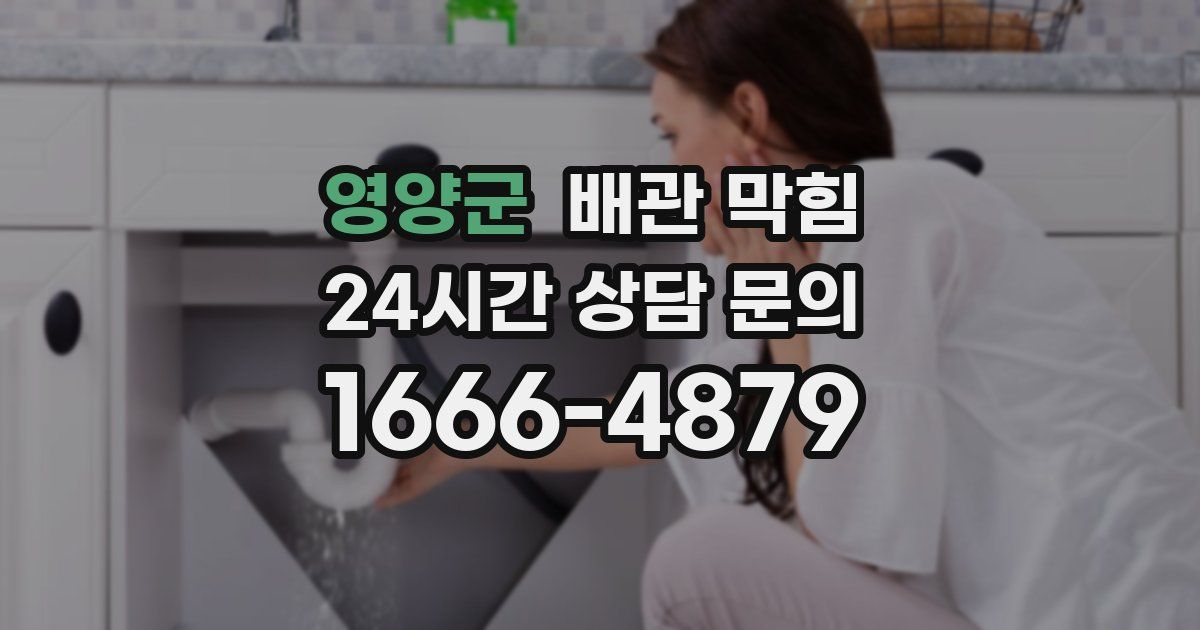 영양군 배관 막힘