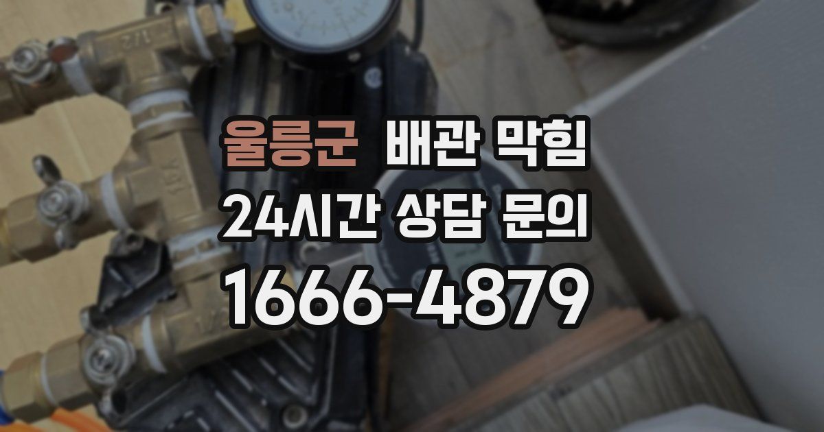 울릉군 배관 막힘
