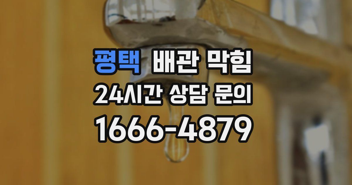 평택 배관 막힘