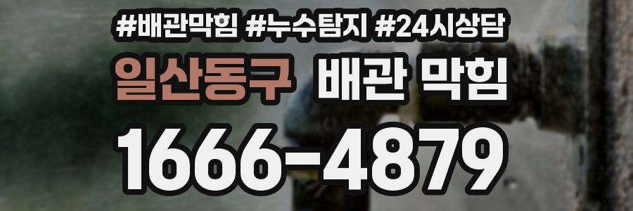 일산동구 배관 막힘