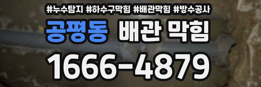 공평동 배관 막힘