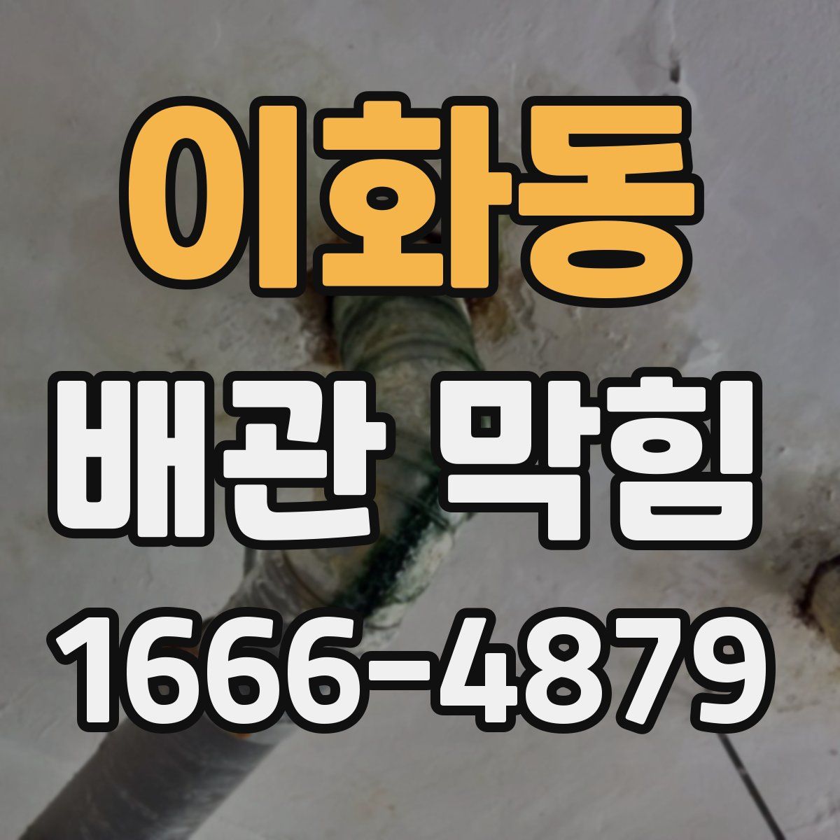 이화동 배관 막힘