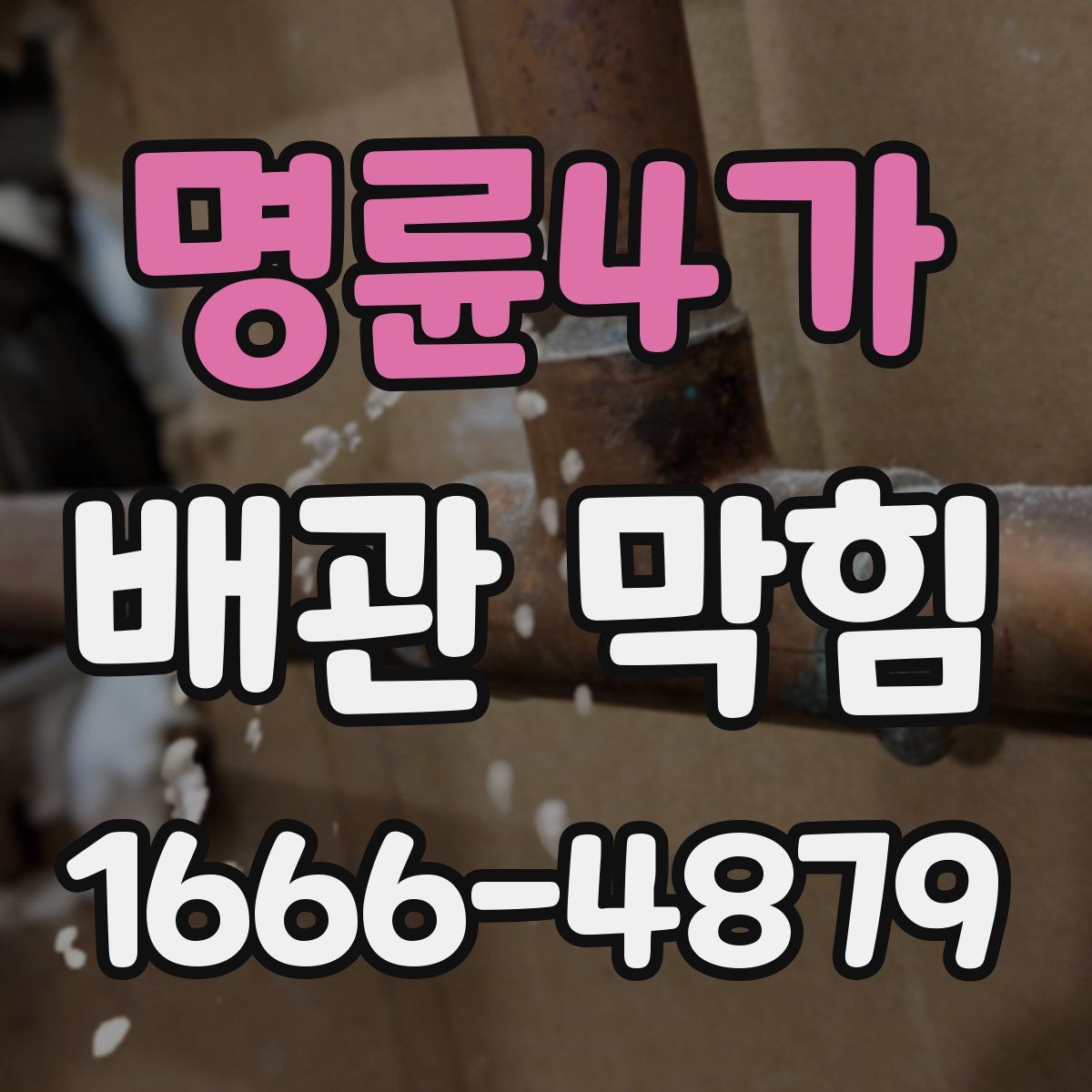 명륜4가 배관 막힘