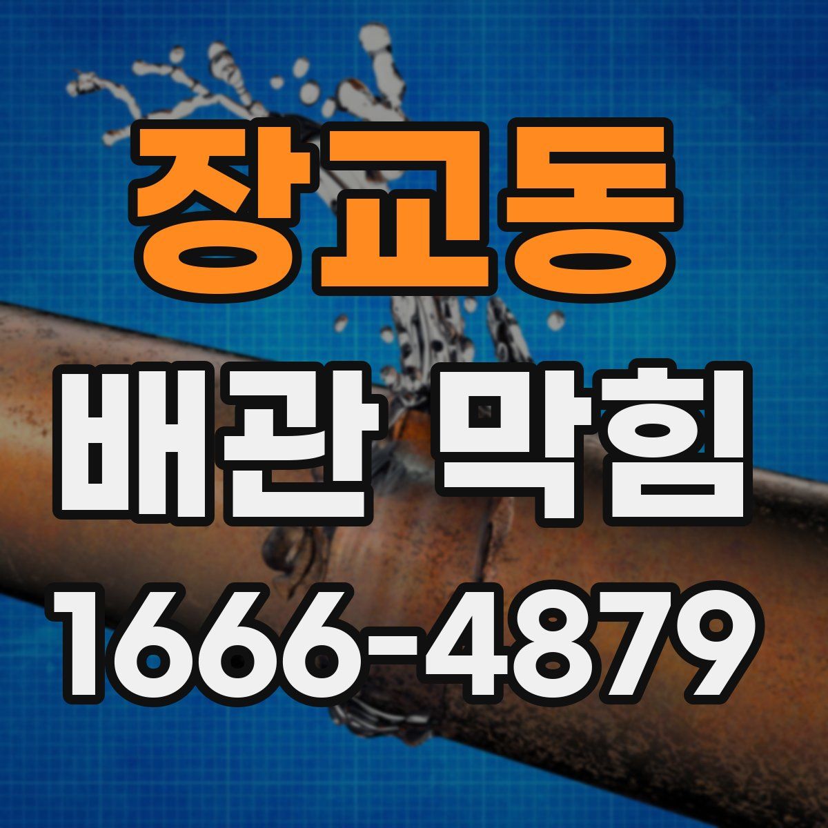 장교동 배관 막힘