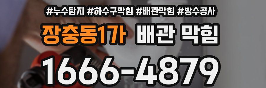 장충동1가 배관 막힘