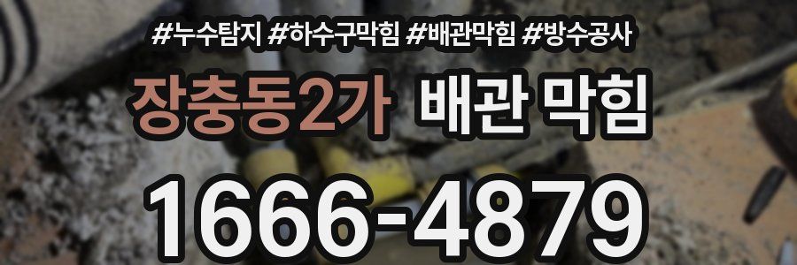 장충동2가 배관 막힘