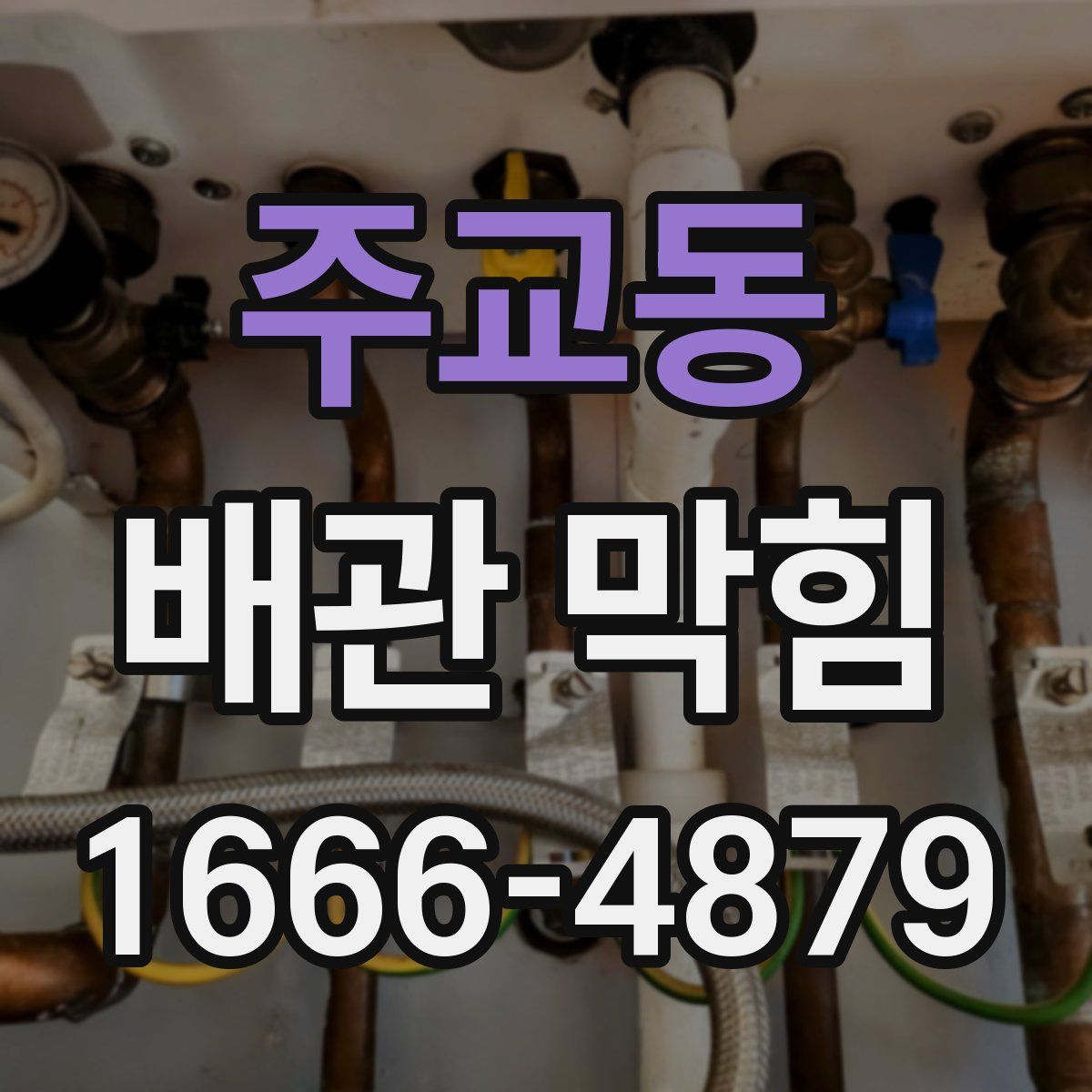 주교동 배관 막힘