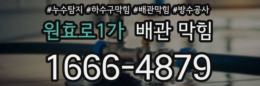 원효로1가 배관 막힘