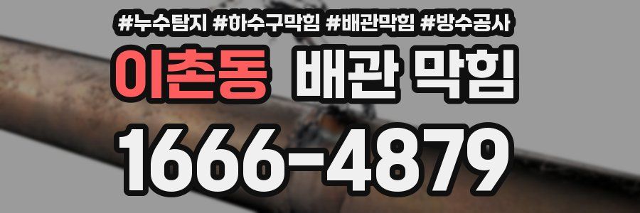 이촌동 배관 막힘