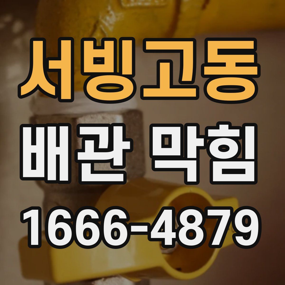 서빙고동 배관 막힘
