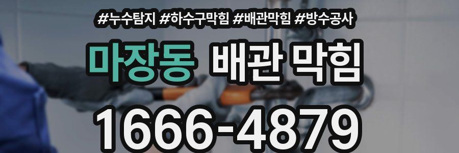 마장동 배관 막힘